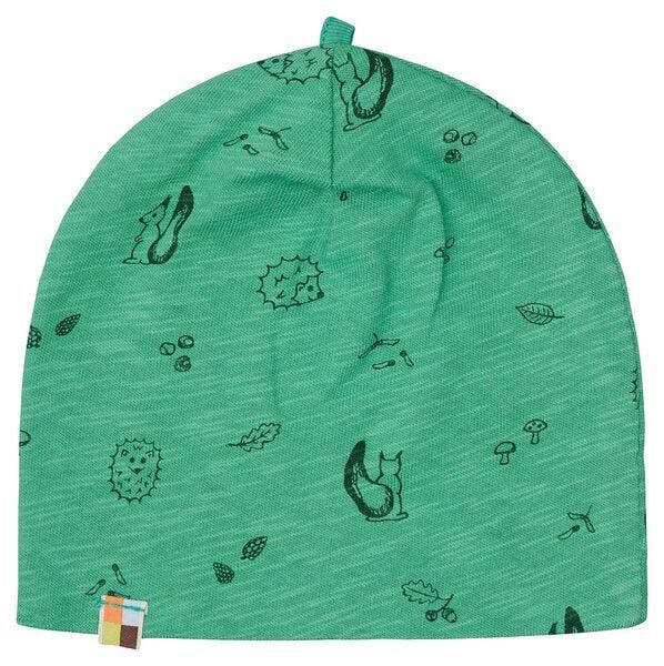 loud + proud Babys & Kinder Beanie aus Slub Jersey mit Druck, GOTS-zertifiziert von loud + proud