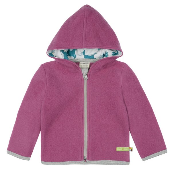 loud + proud Babys & Kinder Jacke Wollfleece, GOTS-zertifiziert von loud + proud