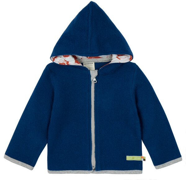 loud + proud Babys & Kinder Jacke Wollfleece, GOTS-zertifiziert von loud + proud