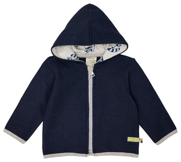 loud + proud Babys & Kinder Jacke Wollwalk, GOTS-zertifiziert von loud + proud