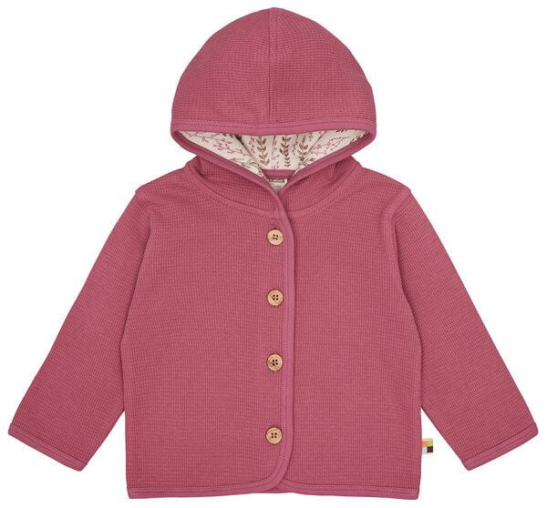 loud + proud Babys & Kinder Jacke in Waffeloptik, GOTS-zertifiziert von loud + proud