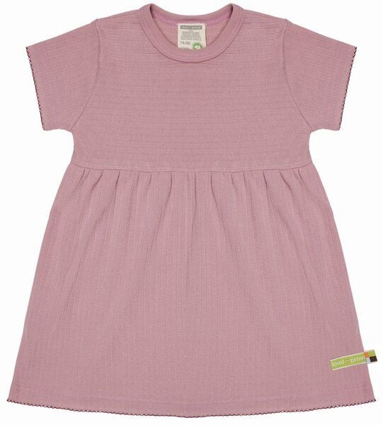 loud + proud Babys & Kinder Kleid Derby Rib, GOTS-zertifiziert von loud + proud