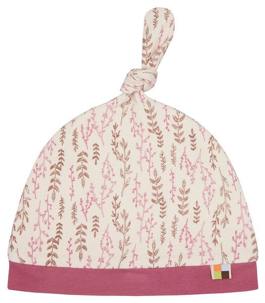 loud + proud Babys & Kinder Mütze aus Interlock mit Druck, GOTS-zertifiziert von loud + proud