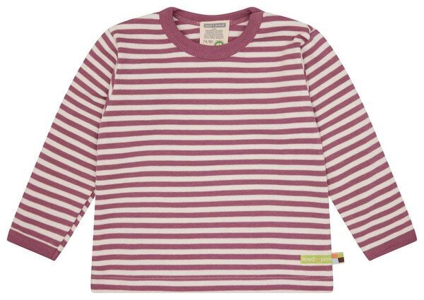 loud + proud Babys & Kinder Shirt Interlock Ringel, GOTS-zertifiziert von loud + proud