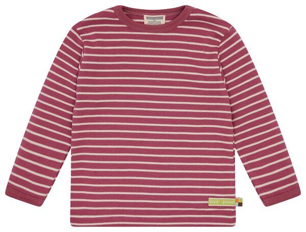 loud + proud Babys & Kinder Shirt Streifen, GOTS-zertifiziert von loud + proud