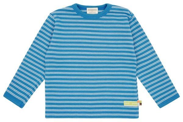 loud + proud Babys & Kinder Shirt langarm gestreift, GOTS-zertifiziert von loud + proud