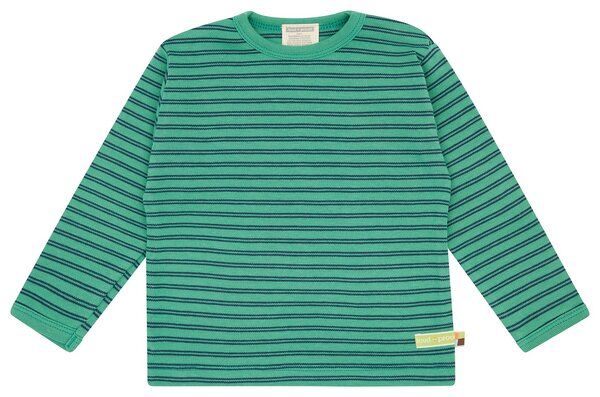 loud + proud Babys & Kinder Shirt langarm gestreift, GOTS-zertifiziert von loud + proud