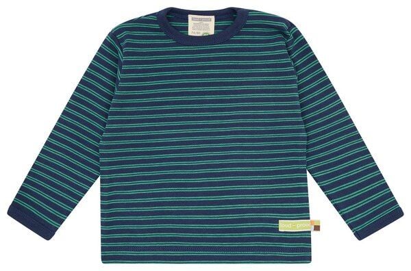 loud + proud Babys & Kinder Shirt langarm gestreift, GOTS-zertifiziert von loud + proud