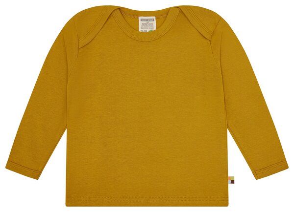 loud + proud Babys & Kinder Shirt langarm uni, GOTS-zertifiziert von loud + proud