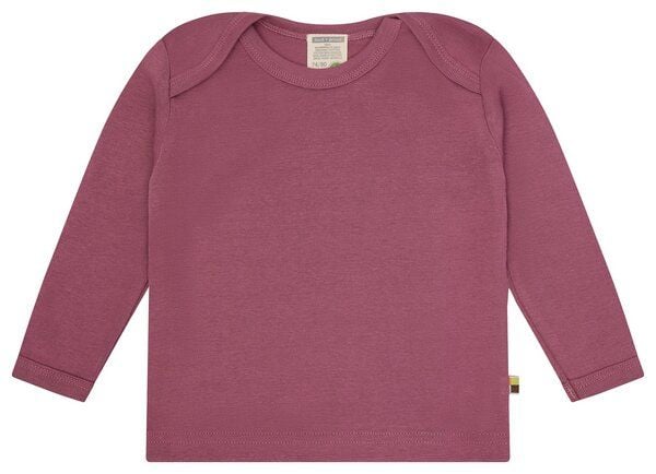 loud + proud Babys & Kinder Shirt langarm uni, GOTS-zertifiziert von loud + proud