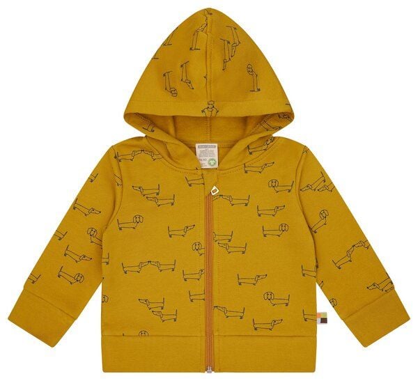 loud + proud Babys & Kinder Sweatjacke mit Kapuze, GOTS-zertifiziert von loud + proud