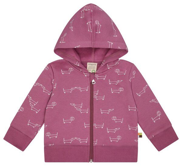 loud + proud Babys & Kinder Sweatjacke mit Kapuze, GOTS-zertifiziert von loud + proud