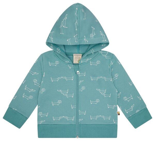 loud + proud Babys & Kinder Sweatjacke mit Kapuze, GOTS-zertifiziert von loud + proud