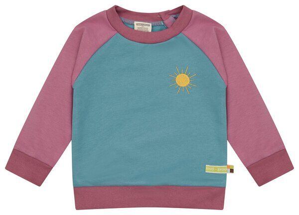 loud + proud Babys & Kinder Sweatshirt Colorblock, GOTS-zertifiziert von loud + proud