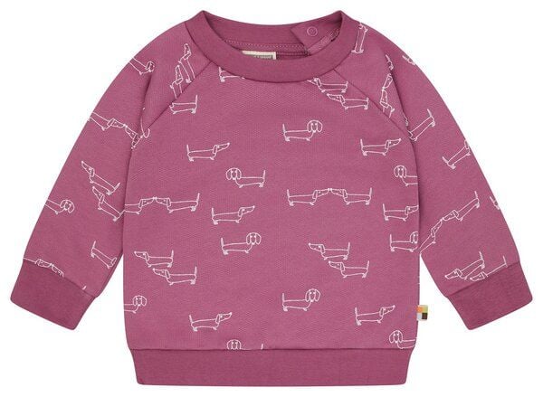 loud + proud Babys & Kinder Sweatshirt mit Alloverdruck, GOTS-zertifiziert von loud + proud