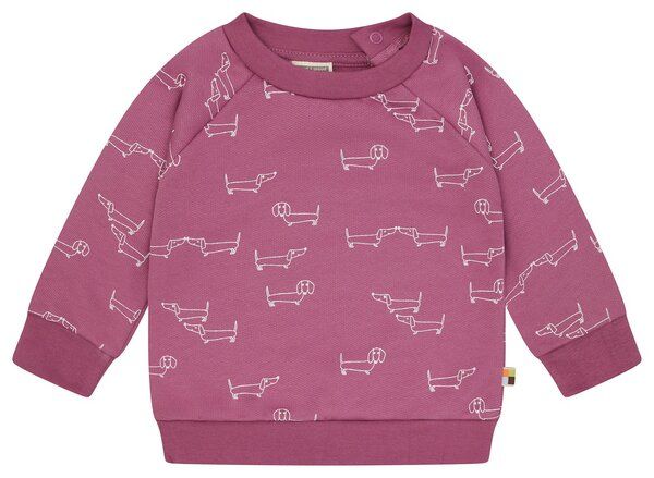 loud + proud Babys & Kinder Sweatshirt mit Alloverdruck, GOTS-zertifiziert von loud + proud