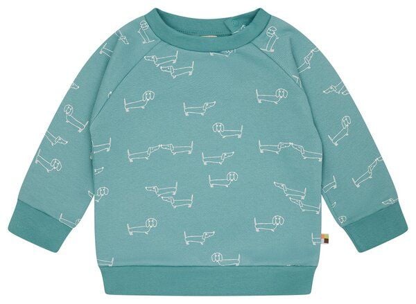 loud + proud Babys & Kinder Sweatshirt mit Alloverdruck, GOTS-zertifiziert von loud + proud