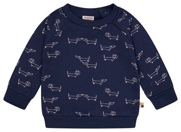 loud + proud Babys & Kinder Sweatshirt mit Alloverdruck, GOTS-zertifiziert von loud + proud