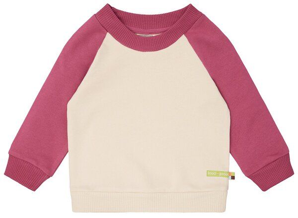 loud + proud Babys & Kinder Sweatshirt mit Raglanärmeln, GOTS-zertifiziert von loud + proud