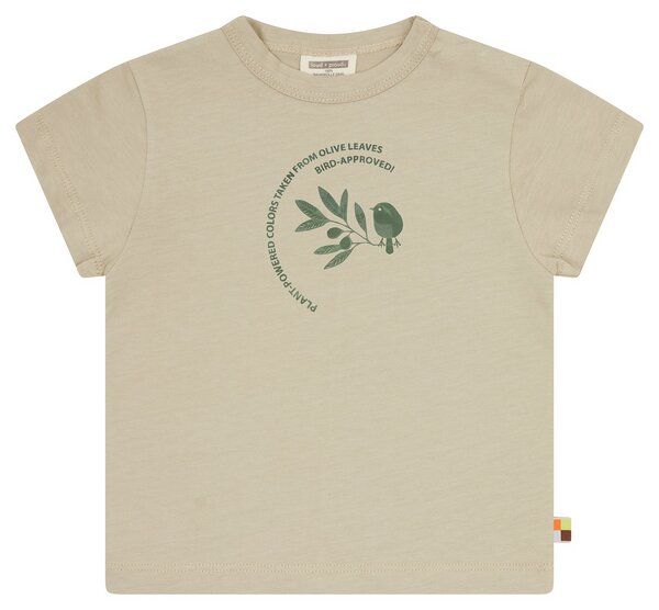 loud + proud Babys & Kinder T-Shirt mit Pflanzenfarben gefärbt, GOTS zertifiziertert von loud + proud