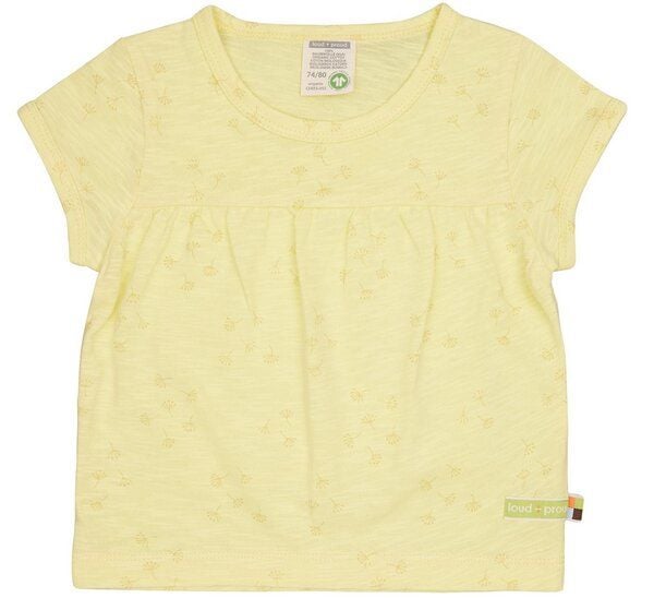 loud + proud Babys & Kinder Tunika Slub Jersey mit Druck, GOTS-zertifiziert von loud + proud