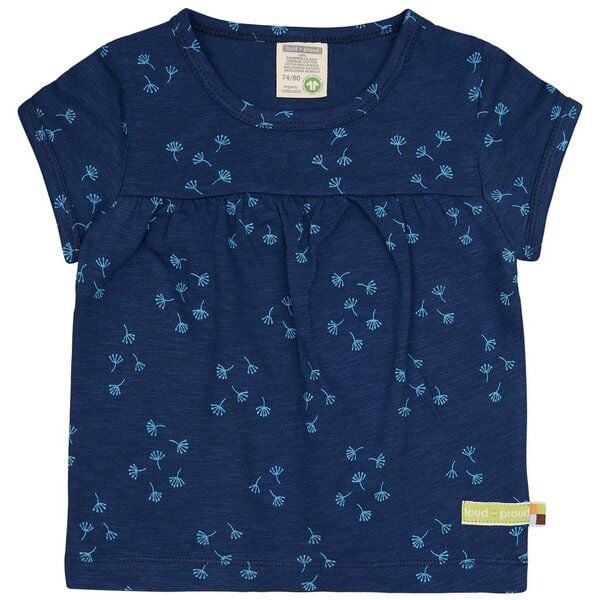 loud + proud Babys & Kinder Tunika Slub Jersey mit Druck, GOTS-zertifiziert von loud + proud