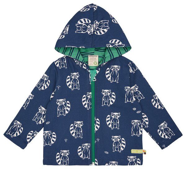 loud + proud Babys & Kinder Wasserabweisende Jacke mit Druck, GOTS-zertifiziert von loud + proud