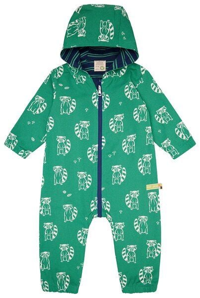 loud + proud Babys & Kinder Wasserabweisender Overall mit Druck, GOTS-zertifiziert von loud + proud