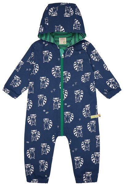 loud + proud Babys & Kinder Wasserabweisender Overall mit Druck, GOTS-zertifiziert von loud + proud