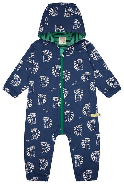 loud + proud Babys & Kinder Wasserabweisender Overall mit Druck, GOTS-zertifiziert von loud + proud