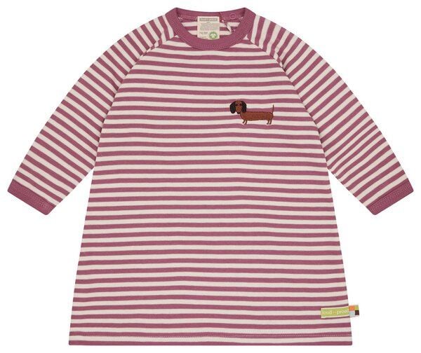 loud + proud Babys & Kinder Weiches Sweatkleid, GOTS-zertifiziert von loud + proud