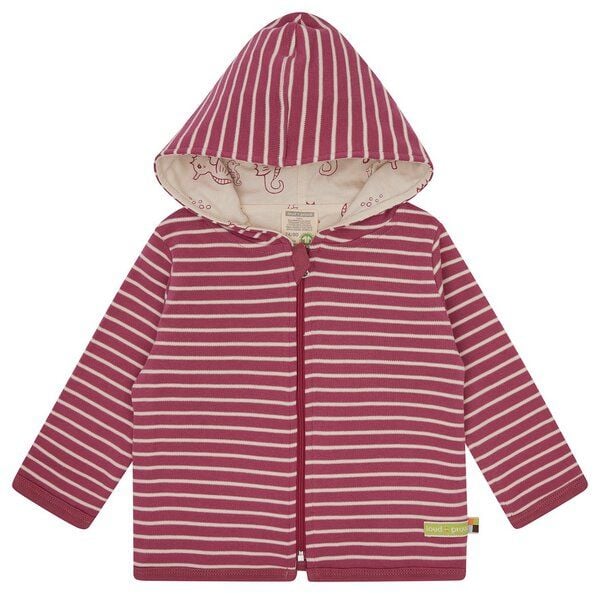 loud + proud Babys & Kinder Wendejacke mit Kapuze, GOTS-zertifiziert von loud + proud