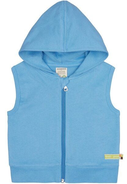 loud + proud Babys & Kinder Weste mit Kapuze, GOTS-zertifiziert von loud + proud