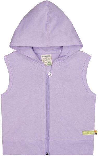 loud + proud Babys & Kinder Weste mit Kapuze, GOTS-zertifiziert von loud + proud