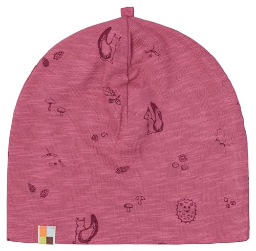 loud + proud Beanie aus Slub Jersey mit Druck, GOTS Zertifiziert von loud + proud