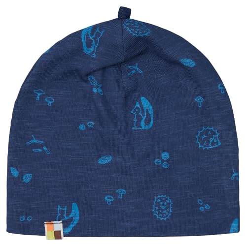 loud + proud Beanie aus Slub Jersey mit Druck, GOTS Zertifiziert von loud + proud