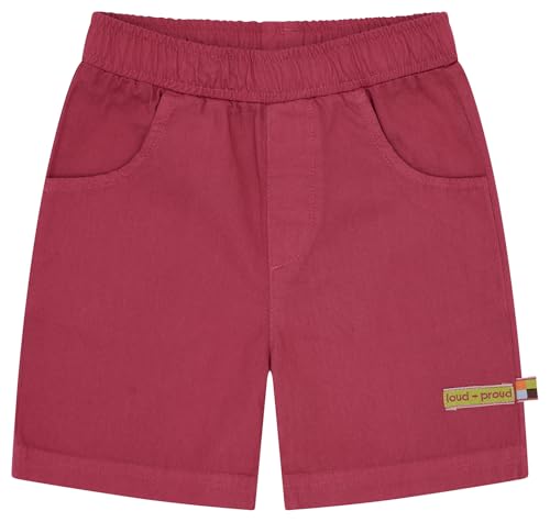 loud + proud Bermuda Light Twill, Uni, aus Bio Baumwolle, GOTS Zertifiziert von loud + proud