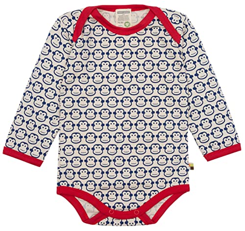 loud + proud Body Langarm mit Print AFFE, GOTS Zertifiziert von loud + proud