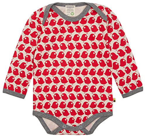 Body Langarm mit Vogel Print, GOTS Zertifiziert von loud + proud