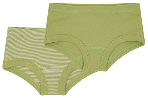 loud + proud Doppelpack Kinder Unterhosen Pantys, Feinripp aus Bio Baumwolle und GOTS Zertifiziert von loud + proud