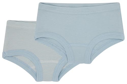 loud + proud Doppelpack Kinder Unterhosen Pantys, Feinripp aus Bio Baumwolle und GOTS Zertifiziert von loud + proud