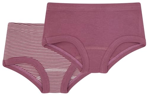 loud + proud Doppelpack Kinder Unterhosen Pantys, Feinripp aus Bio Baumwolle und GOTS Zertifiziert von loud + proud
