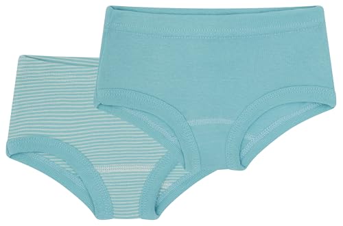 loud + proud Doppelpack Kinder Unterhosen Pantys, Feinripp aus Bio Baumwolle und GOTS Zertifiziert von loud + proud