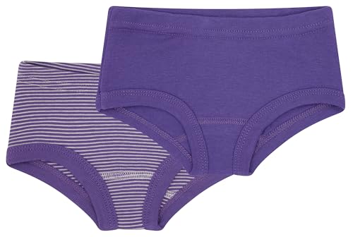 loud + proud Doppelpack Kinder Unterhosen Pantys, Feinripp aus Bio Baumwolle und GOTS Zertifiziert von loud + proud