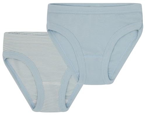 loud + proud Doppelpack Kinder Unterhosen Slips, Feinripp aus Bio Baumwolle und GOTS Zertifiziert von loud + proud