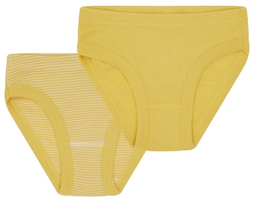 loud + proud Doppelpack Kinder Unterhosen Slips, Feinripp aus Bio Baumwolle und GOTS Zertifiziert von loud + proud