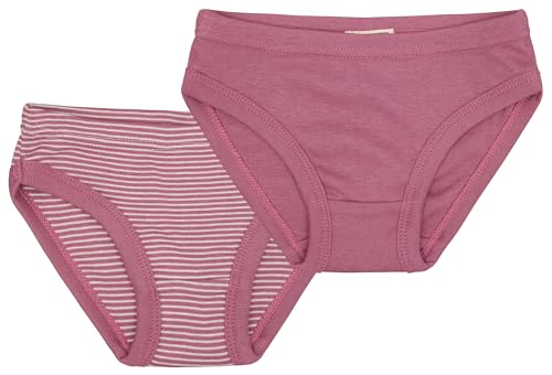 loud + proud Doppelpack Kinder Unterhosen Slips, Feinripp aus Bio Baumwolle und GOTS Zertifiziert von loud + proud