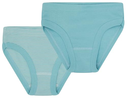loud + proud Doppelpack Kinder Unterhosen Slips, Feinripp aus Bio Baumwolle und GOTS Zertifiziert von loud + proud