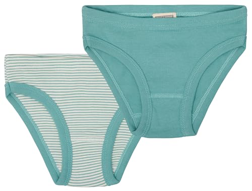 loud + proud Doppelpack Kinder Unterhosen Slips, Feinripp aus Bio Baumwolle und GOTS Zertifiziert von loud + proud