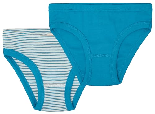 loud + proud Doppelpack Kinder Unterhosen Slips, Feinripp aus Bio Baumwolle und GOTS Zertifiziert von loud + proud